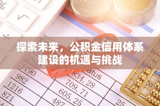 宁海探索未来，公积金信用体系建设的机遇与挑战